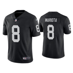Youth Oakland Raiders #8 Marcus Mariota Black Vapor Untouchable Limited Stitched Jersey 