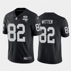 Youth Las Vegas Raiders #82 Jason Witten 2020 Black Inaugural Season Vapor Limited Stitched Jersey 