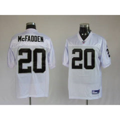 Raiders #20 Darren McFadden White Stitched Youth NFL Jersey 