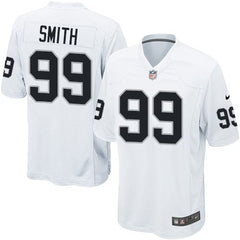 Raiders #99 Aldon Smith White Youth Stitched NFL Elite Jersey 