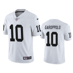 Youth Oakland Raiders #10 Jimmy Garoppolo White Vapor Untouchable Limited Stitched NFL Jersey 