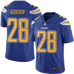 Chargers #28 Melvin Gordon Electric Blue Youth Stitched NFL Limited Rush Jersey 