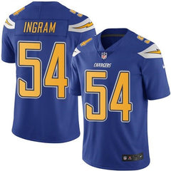 Chargers #54 Melvin Ingram Electric Blue Youth Stitched NFL Limited Rush Jersey 