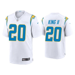 Youth Los Angeles Chargers #20 Desmond King II 2020 White Stitched Jersey 