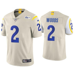Youth Los Angeles Rams #2 Robert Woods Bone Vapor Untouchable Limited Stitched Jersey 