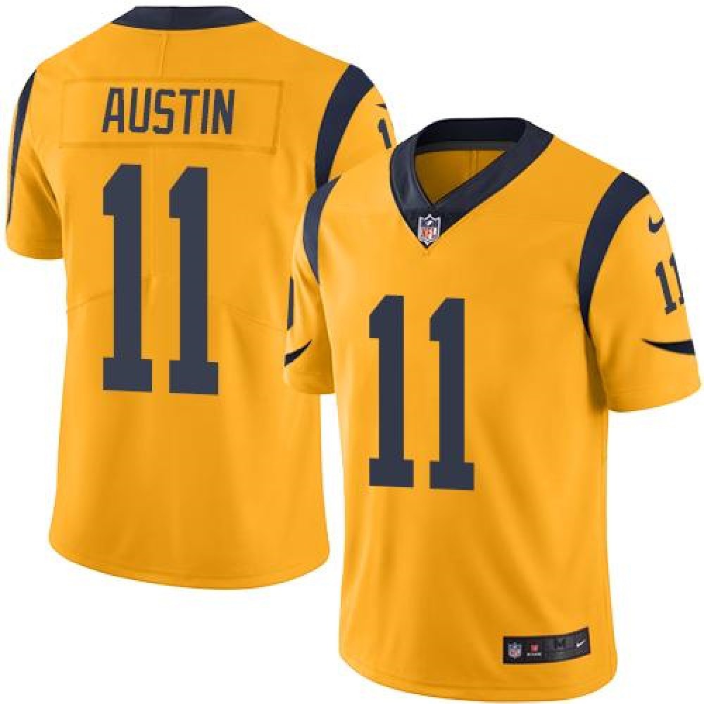 Rams #11 Tavon Austin Gold Youth Stitched NFL Limited Rush Jersey 