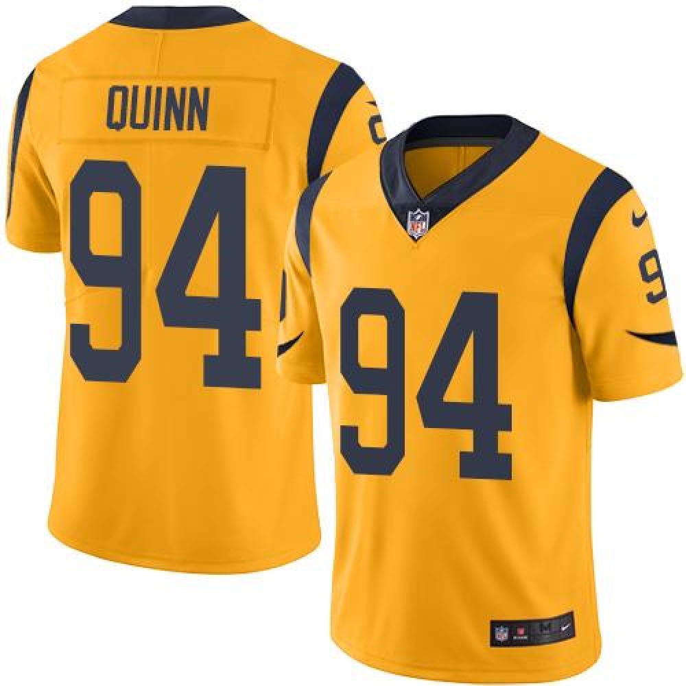 Rams #94 Robert Quinn Gold Youth Stitched NFL Limited Rush Jersey 