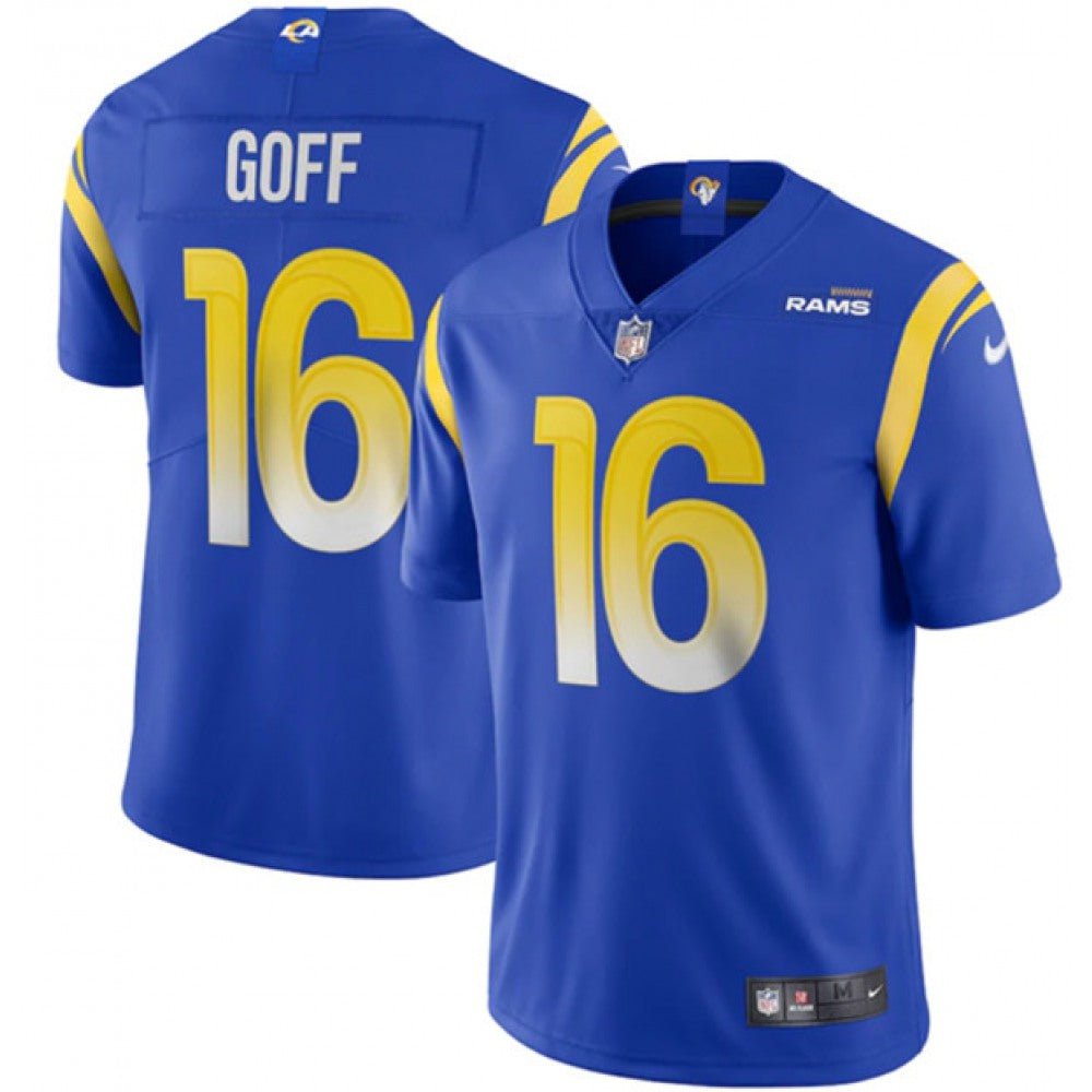 Youth Los Angeles Rams #16 Jared Goff 2020 Royal Vapor Limited Stitched Jersey 