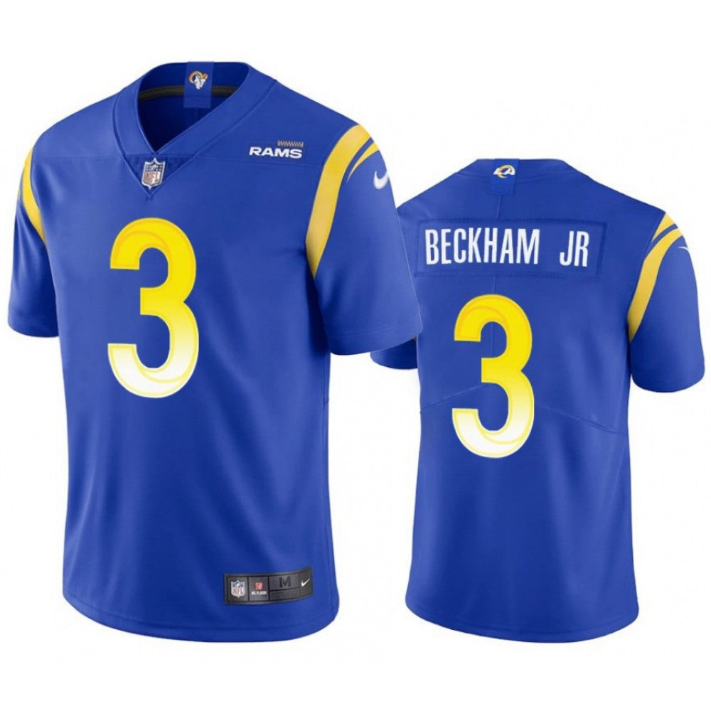 Youth Los Angeles Rams #3 Odell Beckham Jr. Royal Vapor Untouchable Limited Stitched Jersey 