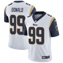 Youth Los Angeles Rams #99 Aaron Donald White Vapor Limited Stitched Jersey 