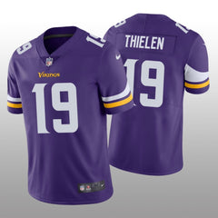 Youth Minnesota Vikings #19 Adam Thielen Purple Vapor Untouchable Limited Stitched Jersey 