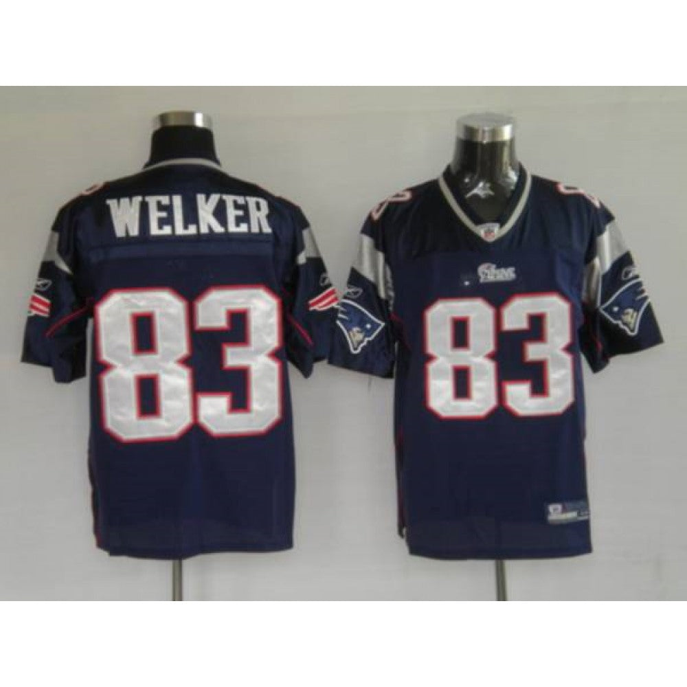 Patriots #83 Wes Welker Blue Stitched Youth NFL Jersey 