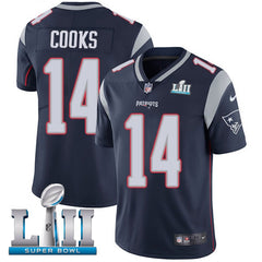 Youth New England Patriots #14 Brandin Cooks Navy Vapor Untouchable Limited Stitched NFL Jersey 