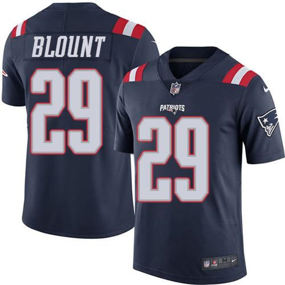 Patriots #29 LeGarrette Blount Navy Blue Youth Stitched NFL Limited Rush Jersey 