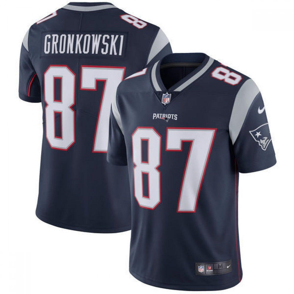 Youth New England Patriots #87 Rob Gronkowski Navy Vapor Untouchable Limited Stitched NFL Jersey 