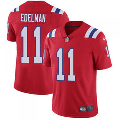 Youth New England Patriots #11 Julian Edelman New Red Vapor Untouchable Stitched NFL Jersey 