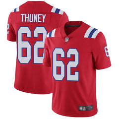 Youth New England Patriots #62 Joe Thuney Red Vapor Untouchable Stitched NFL Jersey 