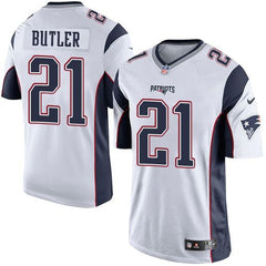 Patriots #21 Malcolm Butler White Youth Stitched NFL New Elite Jersey 