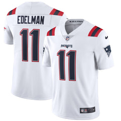 Youth New England Patriots #11 Julian Edelman New White Vapor Untouchable Stitched NFL Jersey 