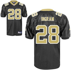 Saints #28 Mark Ingram Black Stitched Youth NFL Jersey 