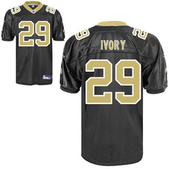 Saints #29 Chris Ivory Black Stitched Youth NFL Jersey 