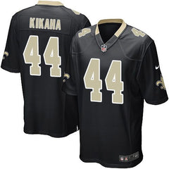 Saints #44 Hau'oli Kikaha Black Team Color Youth Stitched NFL Elite Jersey 
