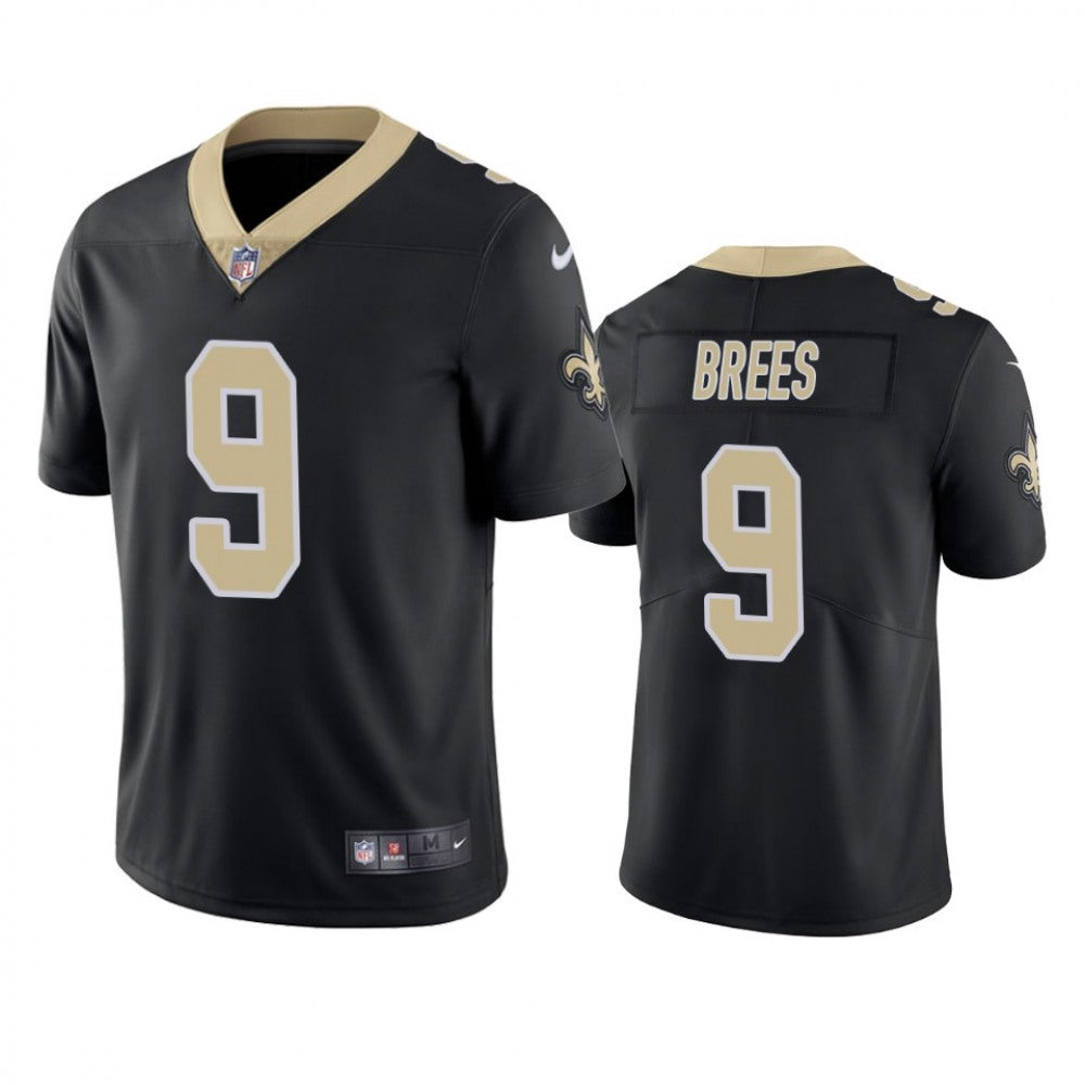 Youth New Orleans Saints #9 Drew Brees Black Vapor Untouchable Limited Stitched NFL Jersey 