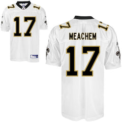 Saints #17 Robert Meachem White Stitched Youth NFL Jersey 