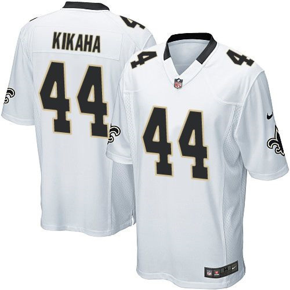 Saints #44 Hau'oli Kikaha White Youth Stitched NFL Elite Jersey 