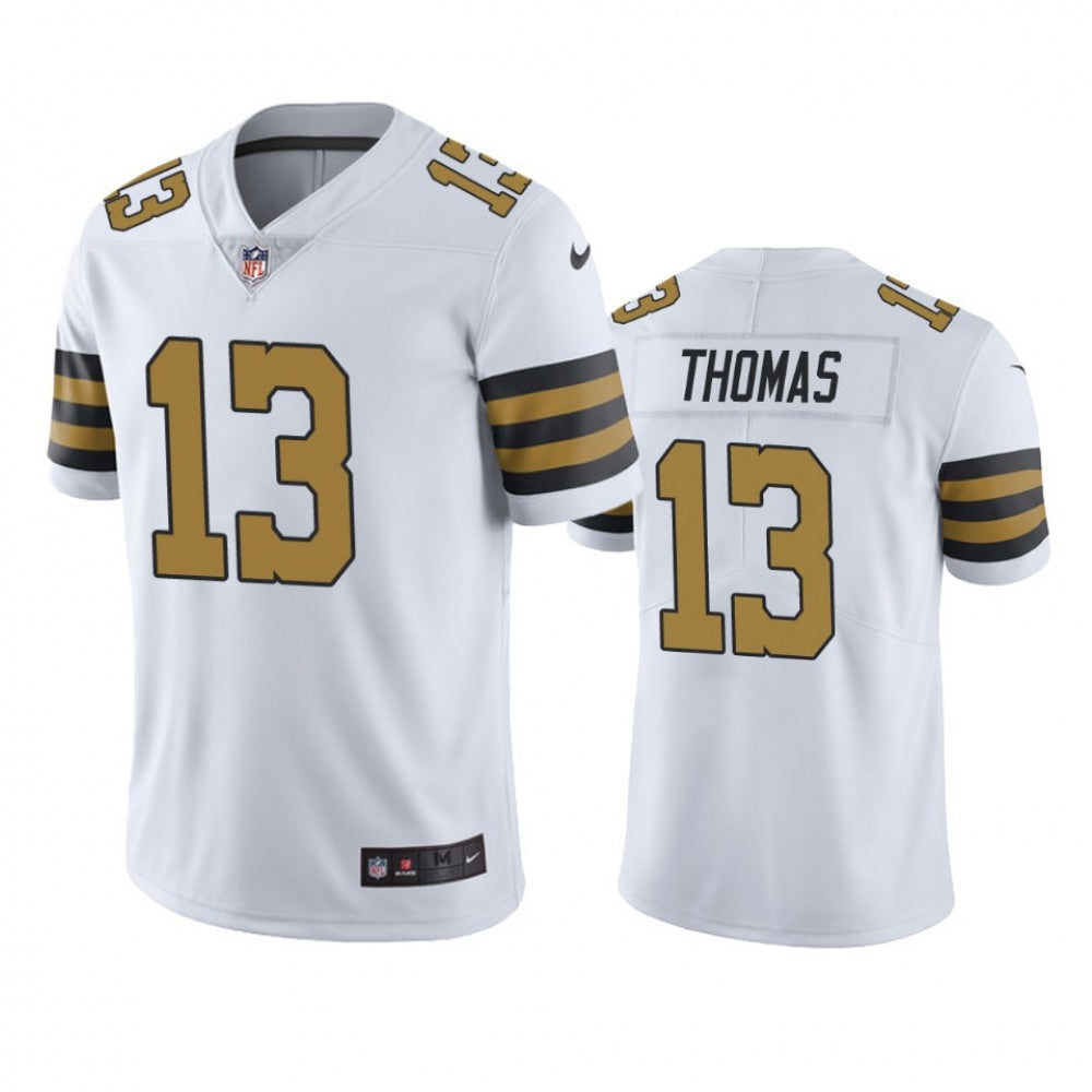 Youth New Orleans Saints #13 Michael Thomas White Limited Rush Stitched NFL Jersey 
