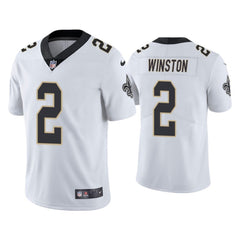 Youth New Orleans Saints #2 Jameis Winston White Vapor Untouchable Limited Stitched Jersey 