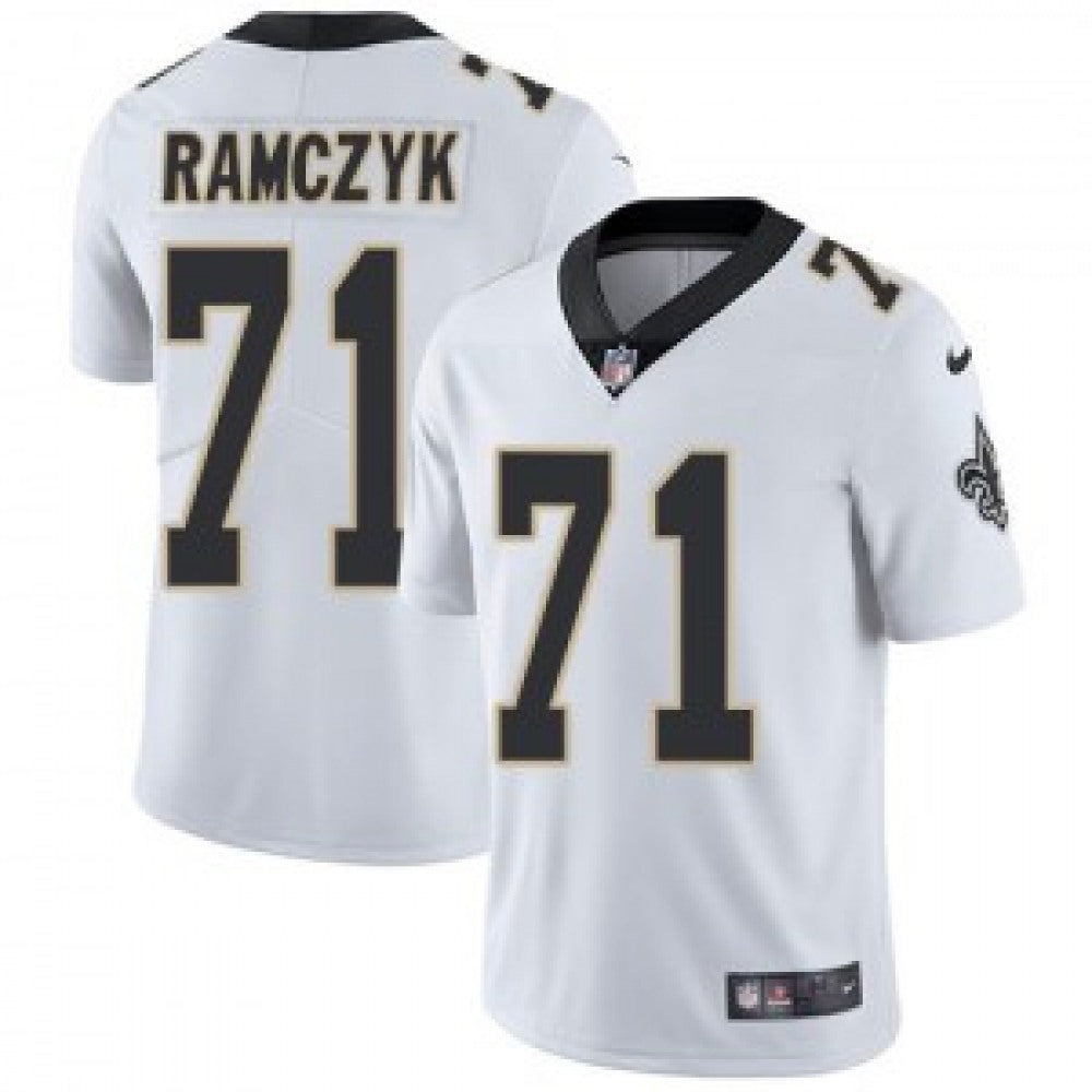 Youth New Orleans Saints #71 Ryan Ramczyk White Vapor Untouchable Limited Stitched NFL Jersey 