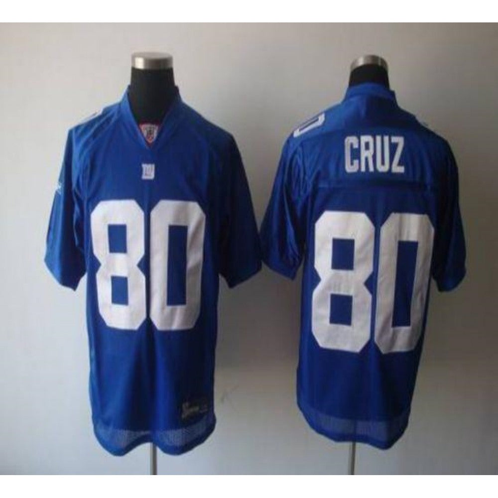 Giants #80 Victor Cruz Blue Stitched Youth NFL Jersey 