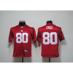 Giants #80 Victor Cruz Red Stitched Youth NFL Jersey 
