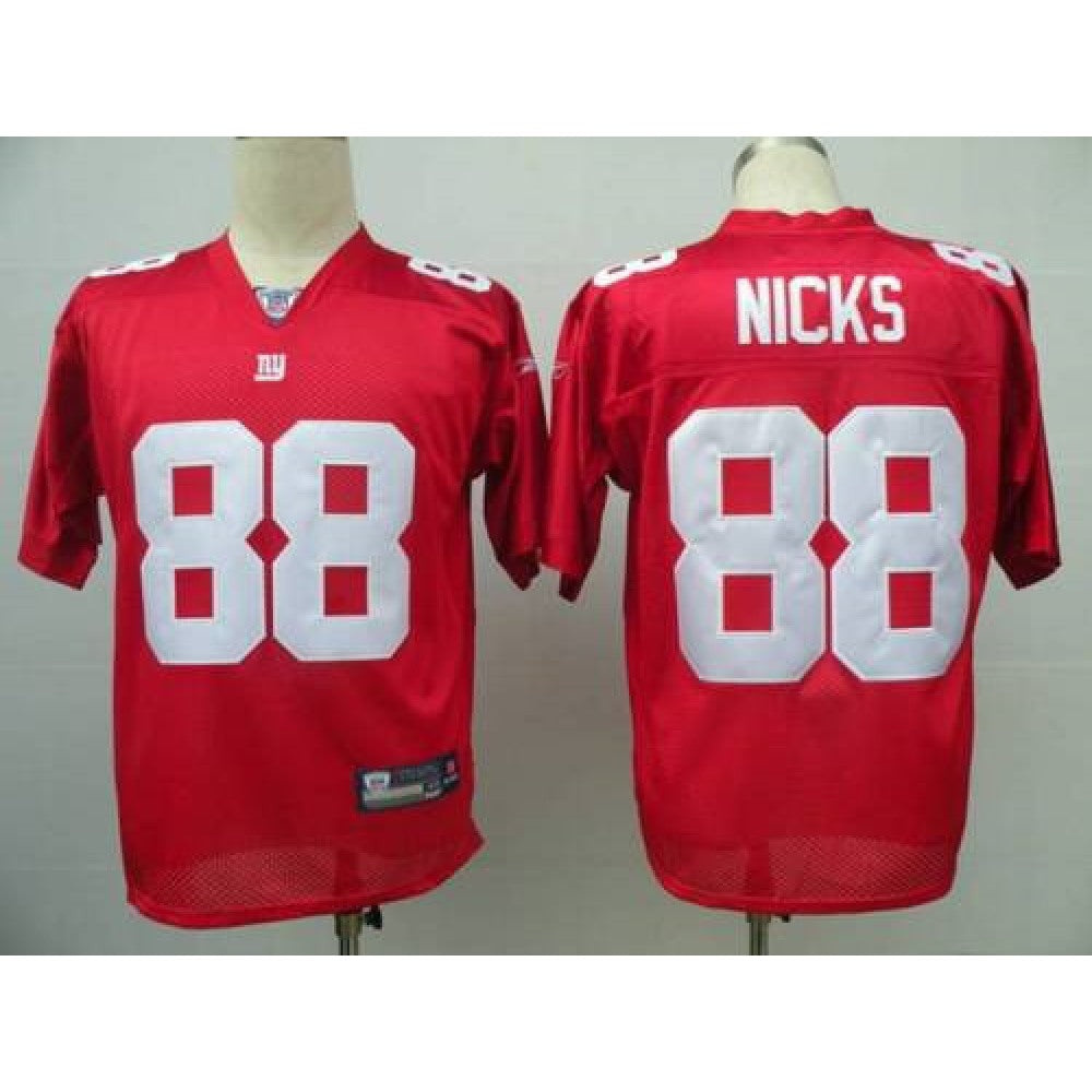 Giants #88 Hakeem Nicks Red Stitched Youth NFL Jersey 
