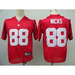 Giants #88 Hakeem Nicks Red Stitched Youth NFL Jersey 