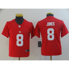 Youth New York Giants #8 Daniel Jones Red Inverted Legend Stitched NFL Jersey 