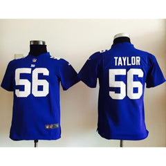 Giants #56 Lawrence Taylor Royal Blue Team Color Youth Stitched NFL Elite Jersey 