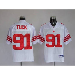 Giants #91 Justin Tuck White Stitched Youth NFL Jersey 