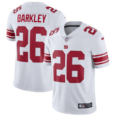 Youth New York Giants #26 Saquon Barkley White 2018 NFL Draft Vapor Untouchable Limited Stitched Jersey 