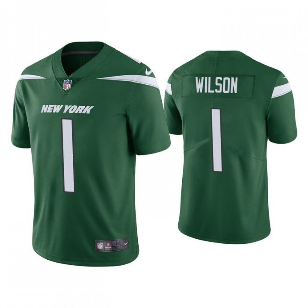 Youth New York Jets #1 Zach Wilson 2021 NFL Draft Black Vapor Untouchable Limited Stitched Jersey 
