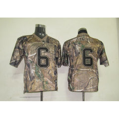 Jets #6 Mark Sanchez Camouflage Stitched Realtree Collection Youth NFL Jersey 