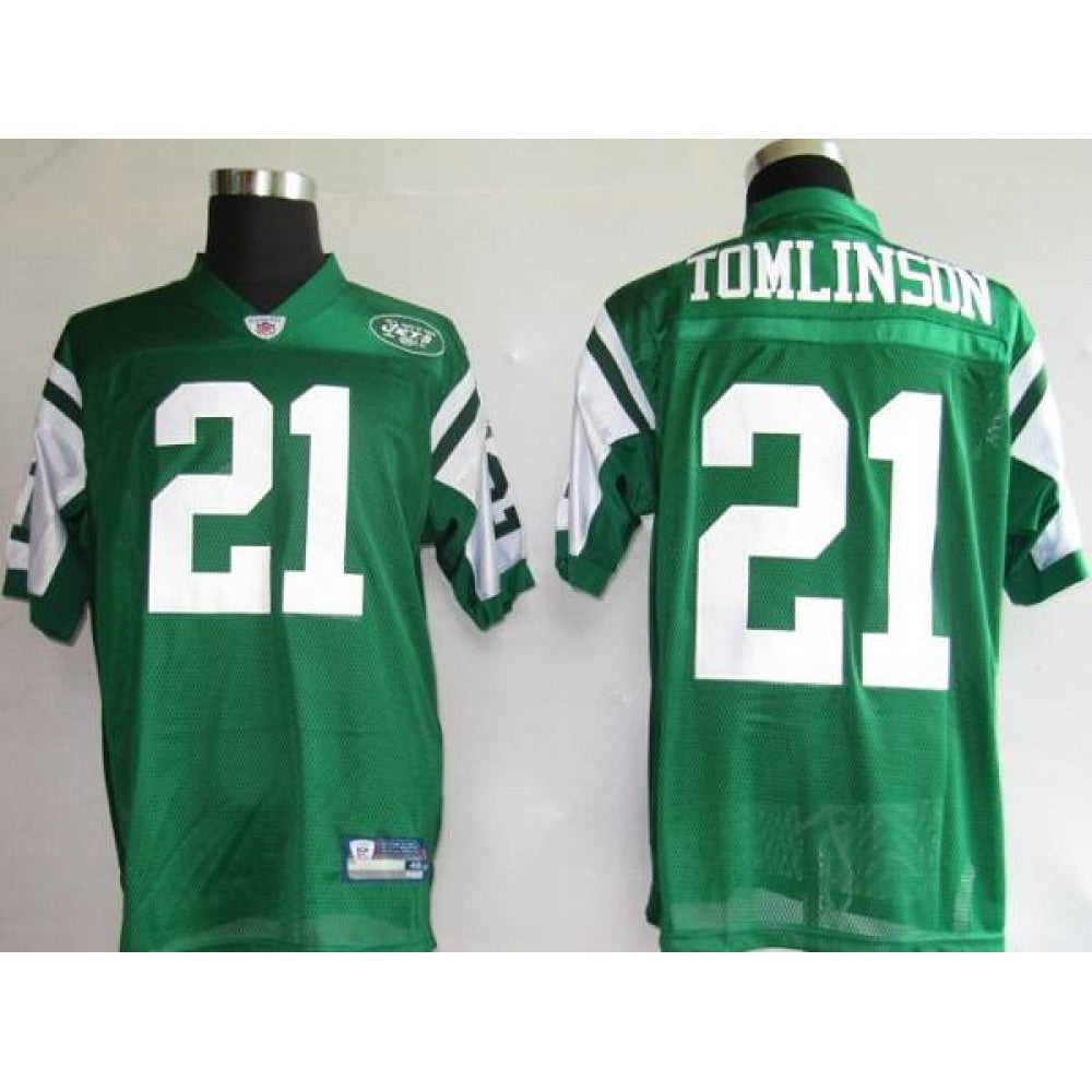 Jets #21 LaDainian Tomlinson Green Stitched Youth NFL Jersey 