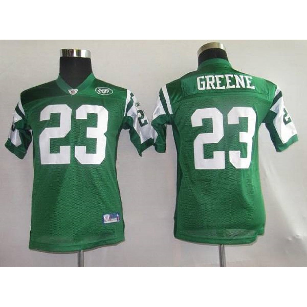 Jets #23 Shonn Greene Green Stitched Youth NFL Jersey 