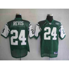 Jets #24 Darrelle Revis Green Stitched Youth NFL Jersey 