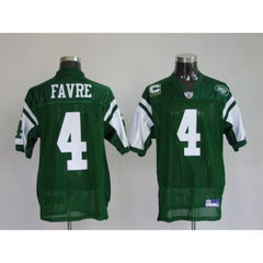 Jets #4 Brett Favre Green Stitched Youth NFL Jersey 