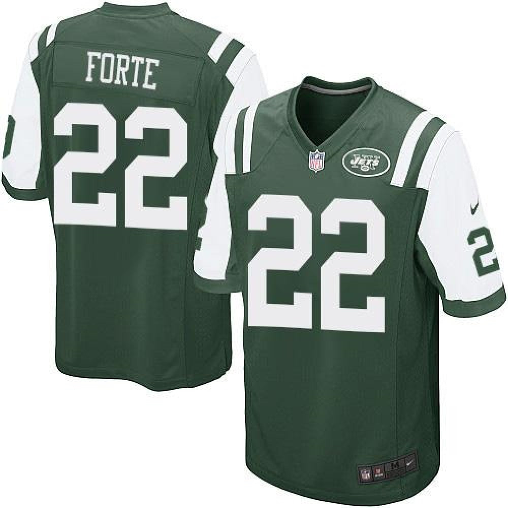 Jets #22 Matt Forte Green Team Color Youth Stitched NFL Elite Jersey 