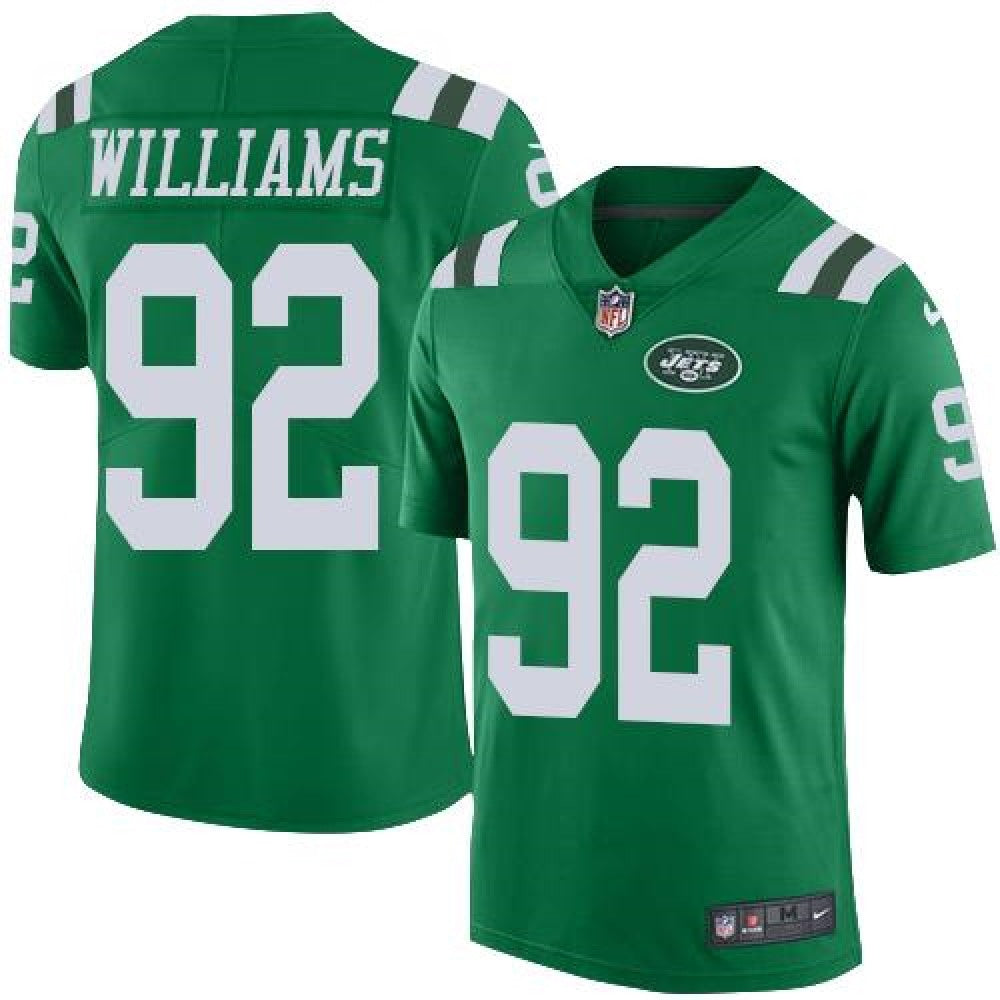 Jets #92 Leonard Williams Green Youth Stitched NFL Elite Rush Jersey 