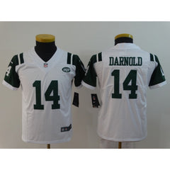 Youth New York Jets #14 Sam Darnold White Vapor Untouchable Limited Stitched NFL Jersey 