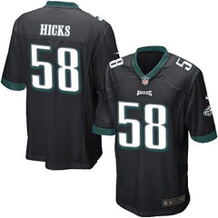 Eagles #58 Jordan Hicks Black Alternate Youth Stitched NFL New Elite Jersey 